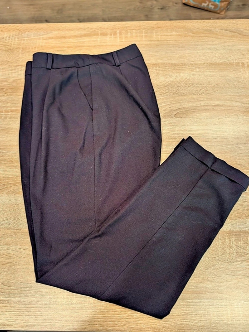 ASOS Black Pleated Trousers Size 2